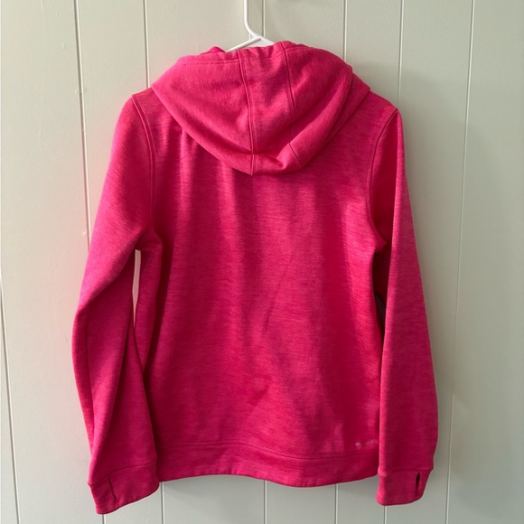 Adidas Pink Hoodie Sweatshirt Climawarm EUC Womens Medium - Picture 4 of 7